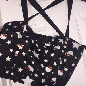 Rare Sanrio Hello Kitty Crop Top